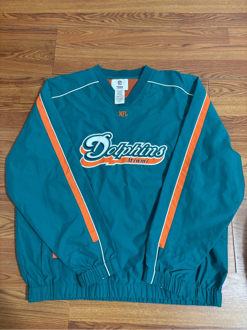 NFL Teal Pullover with Orange Logo